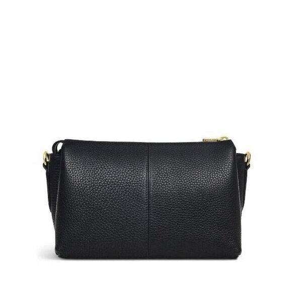 Radley London Hillgate Place Pebbled Leather Chain Zip Top Crossbody -Black - Picture 3 of 12